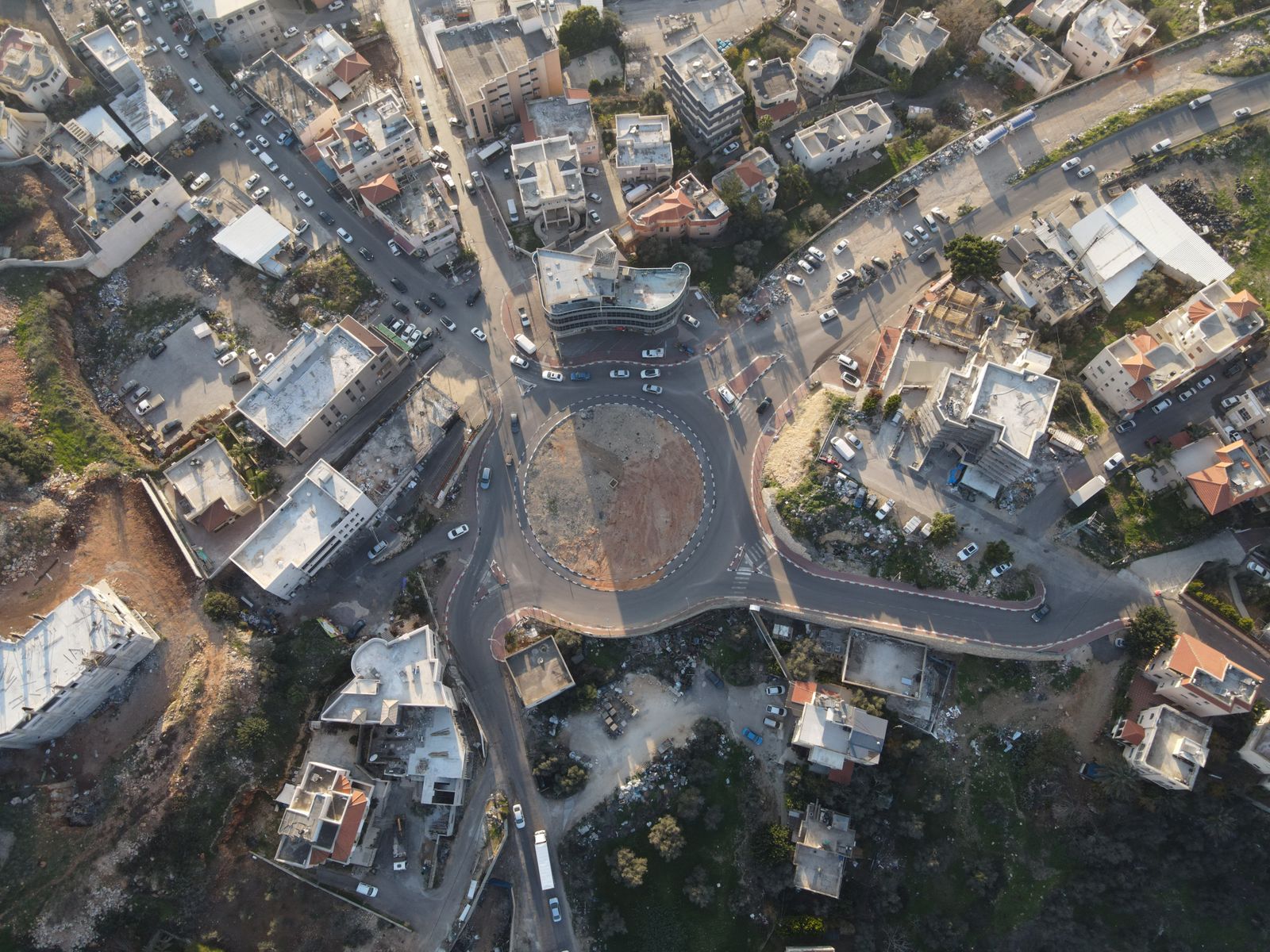 Map style view of the streets around the North First Street office