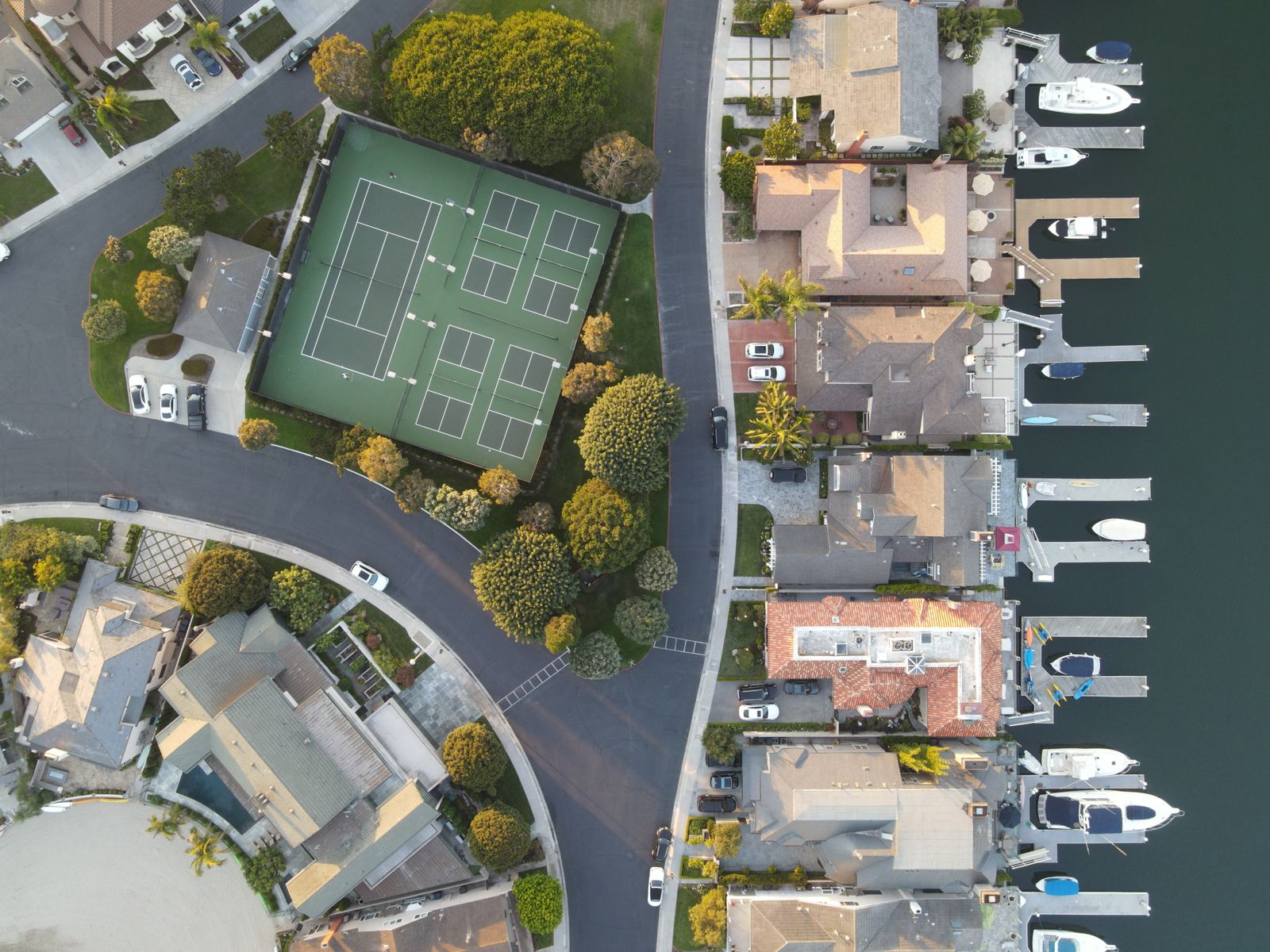 Residential street in Sunnyvale, California