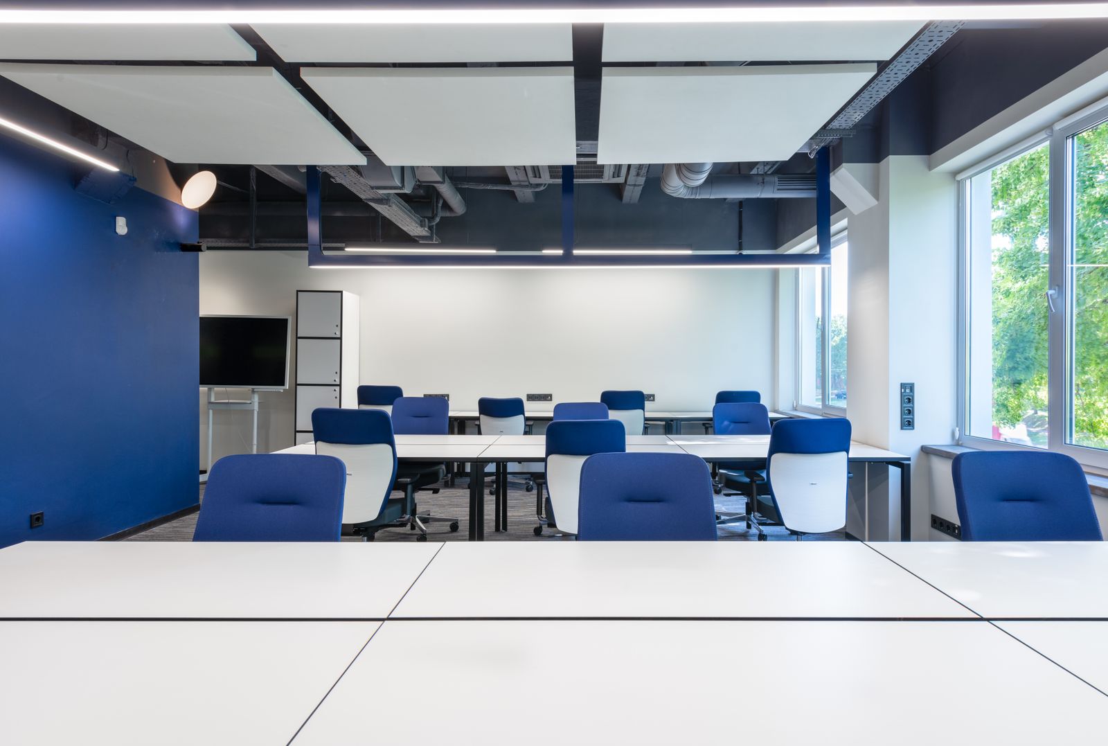 Bright meeting room at the North First Street office