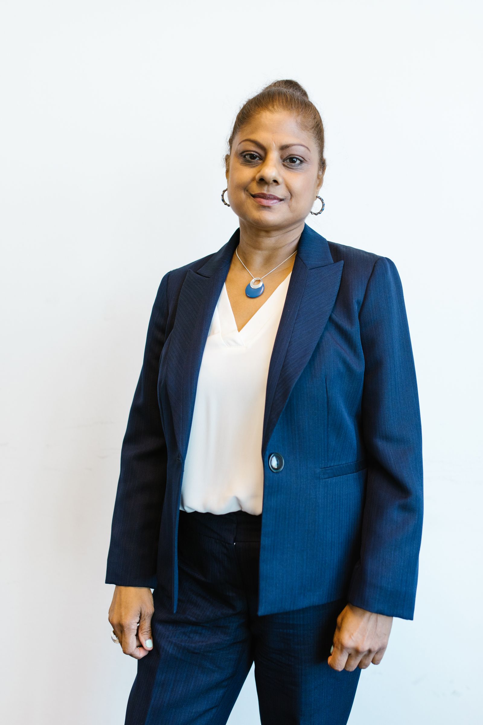 Priya Raman, home loan specialist, at her San Jose office